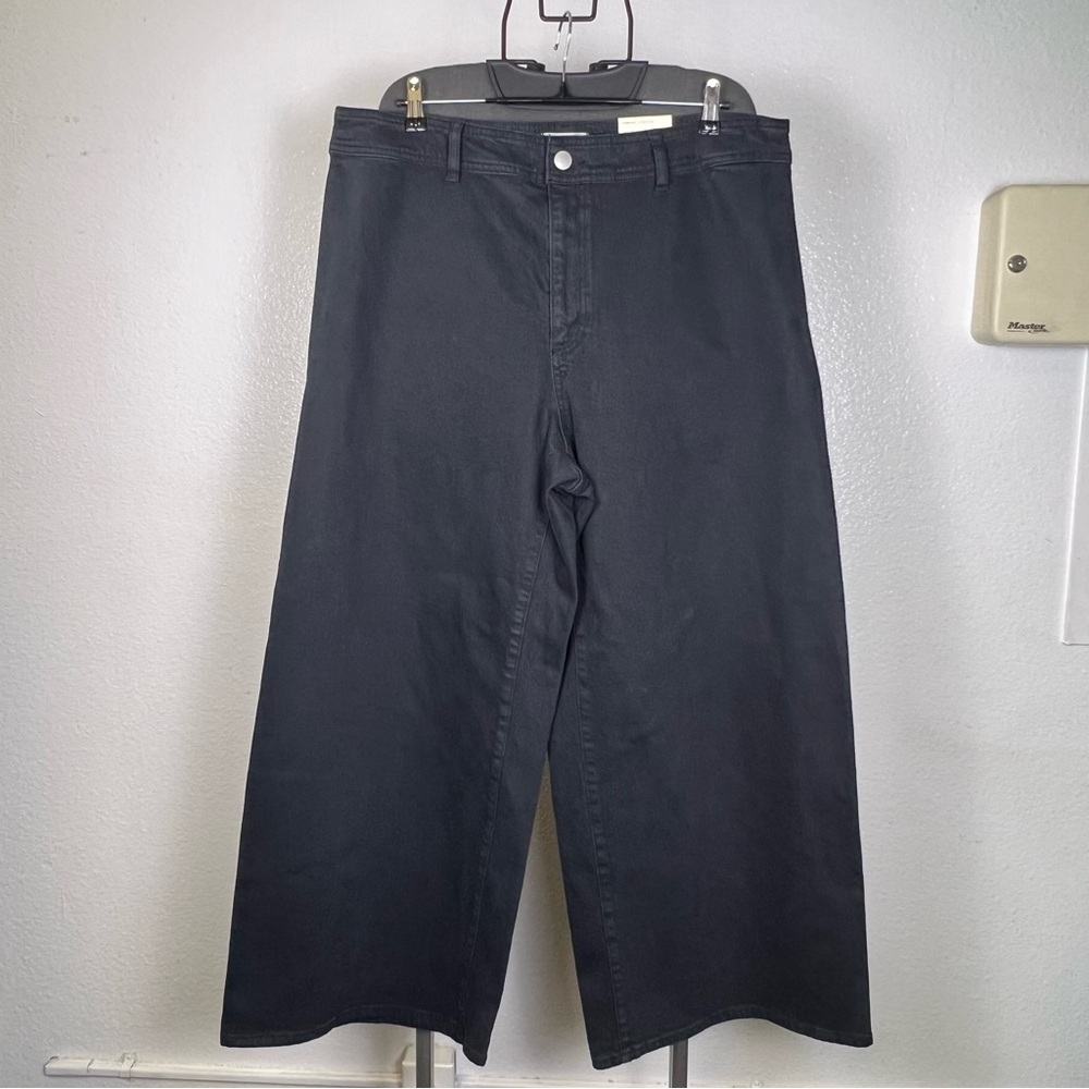 Universal Thread Black Wide-Leg High-Rise Ankle Pants Size 17